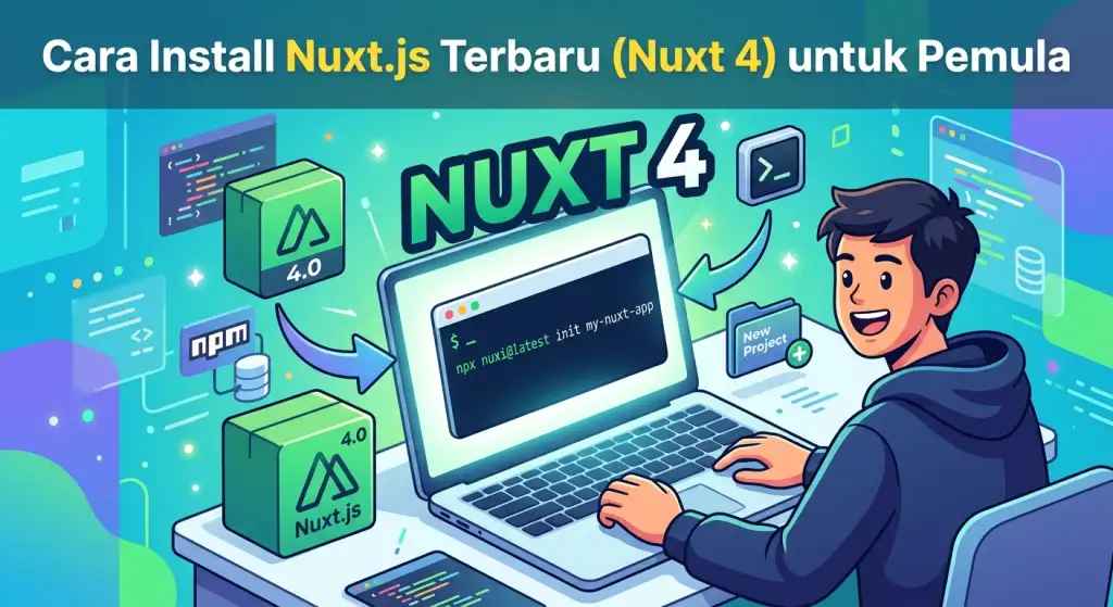 Cara Install Nuxt.js Terbaru (Nuxt 4) untuk Pemula
