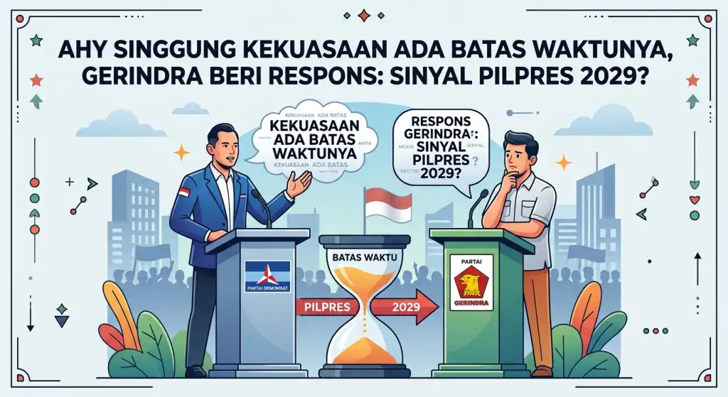 AHY Singgung Kekuasaan Ada Batas Waktunya, Gerindra Beri Respons: Sinyal Pilpres 2029?