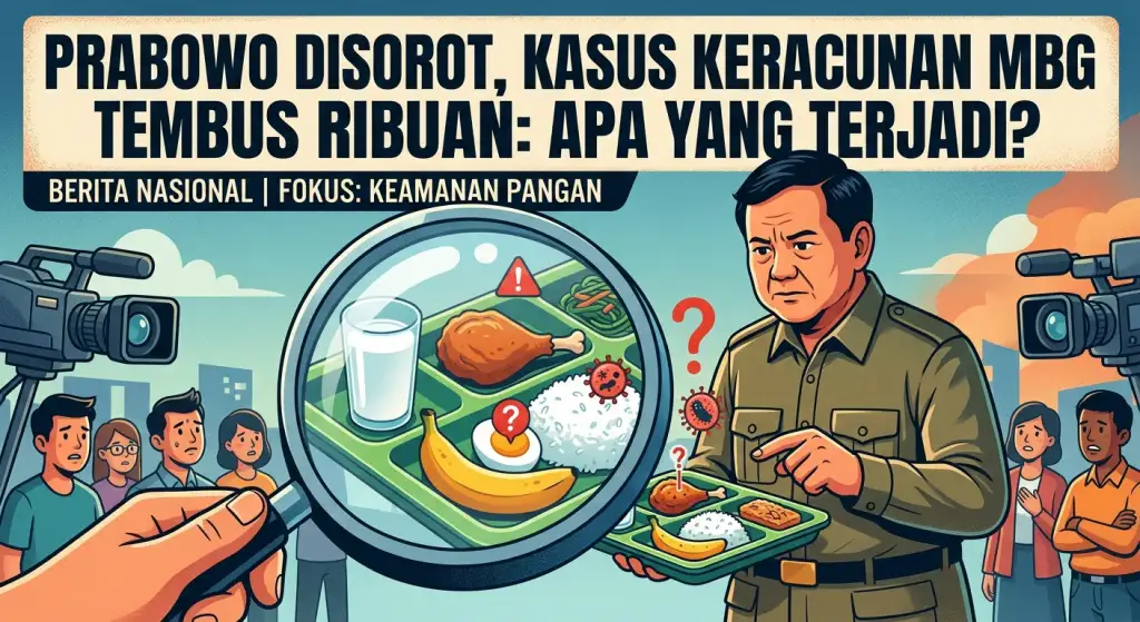 Prabowo Disorot, Kasus Keracunan MBG Tembus Ribuan: Apa yang Terjadi?