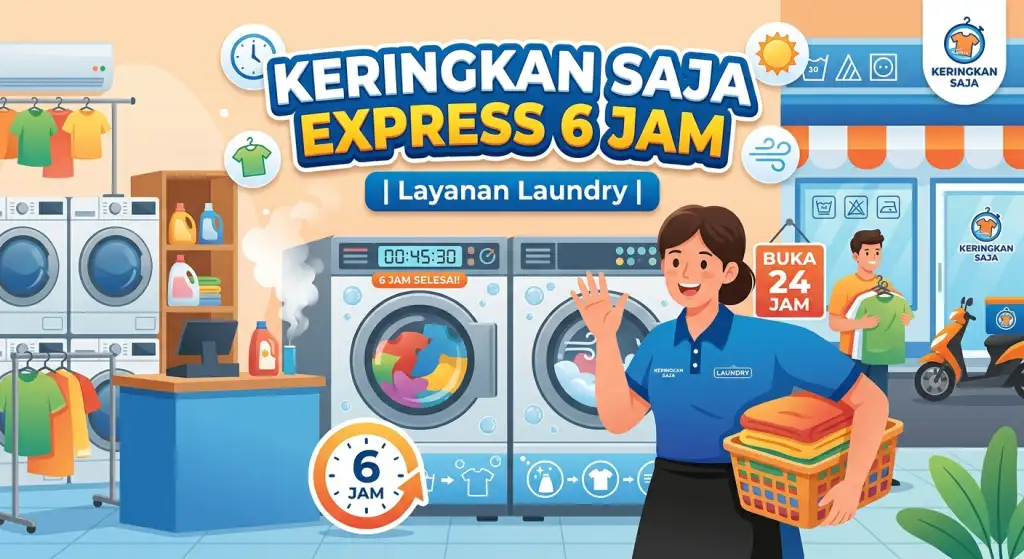 Keringkan Saja Express (6 Jam)